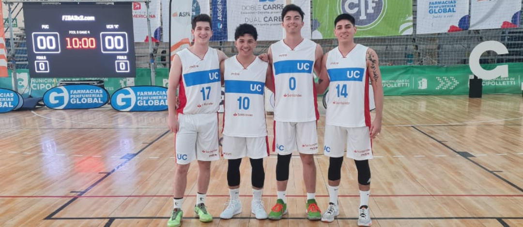 UC alcanza el 4to puesto en Panamericano Universitario de Básquetbol 3x3 