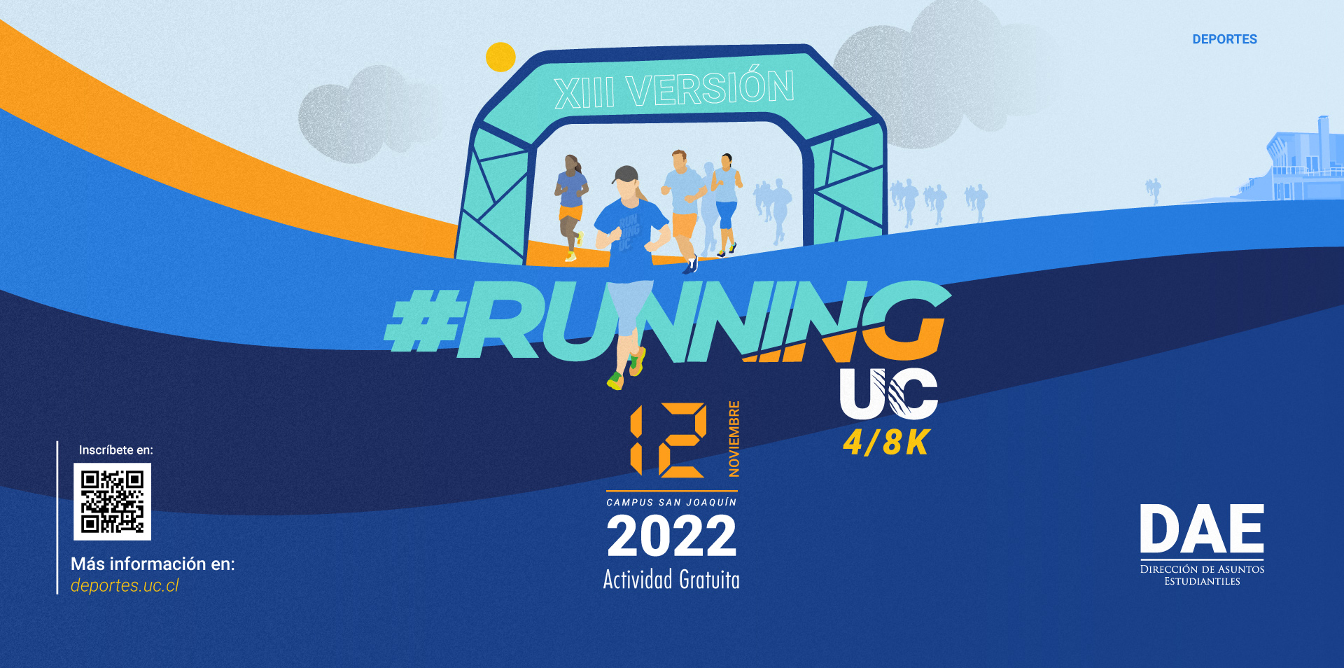 RUNNING UC 2022: VUELVE LA CORRIDA DEPORTIVA PARA LA COMUNIDAD UC