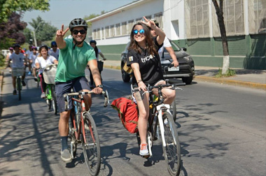 Hasta los personajes de Súper Mario pedalearon en la Cicletada 2016