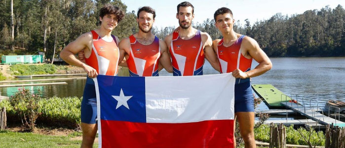 Nahuel es de oro: el deportista UC repite medalla en Remo en Santiago 2023