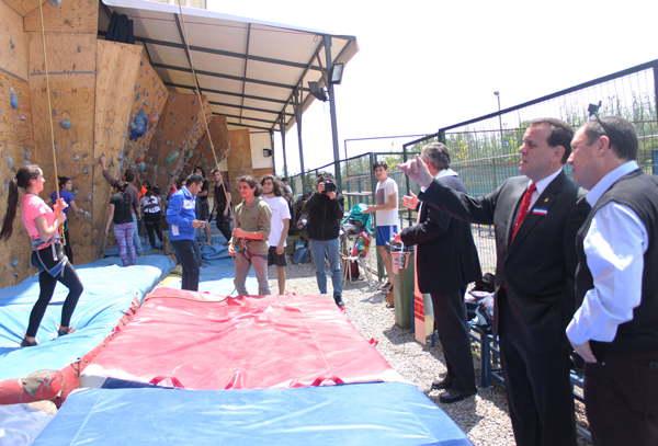 SE INAUGURAN NUEVOS ESPACIOS DEPORTIVOS EN GIMNASIO SAN JOAQUÍN