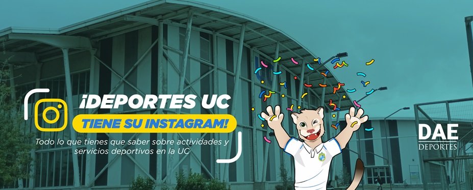 Slider Deportes UC ya tiene Instagram